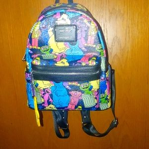 NWT LOUNGEFLY Sesamne Street Bag. PLUS FREE GIFT